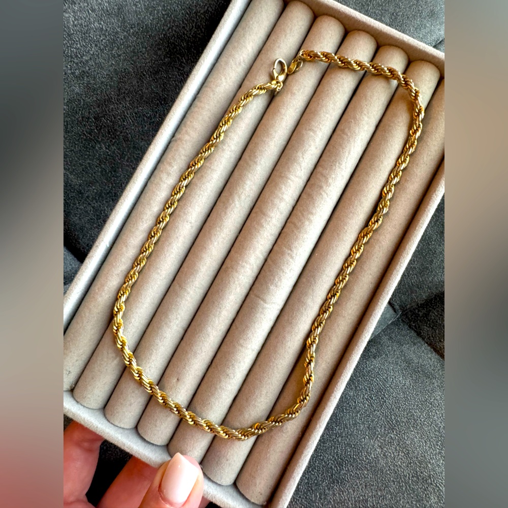 Vintage Givenchy  Rope Chain Necklace - Picture 2 of 9